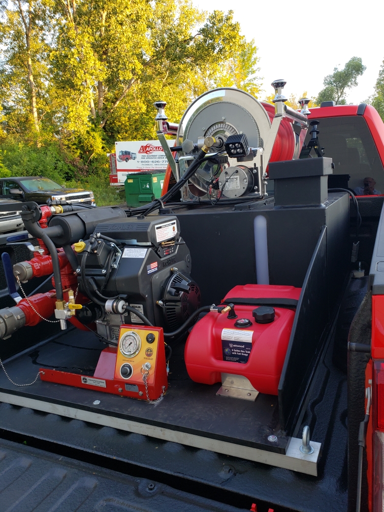 Custom skid units built for fire departments